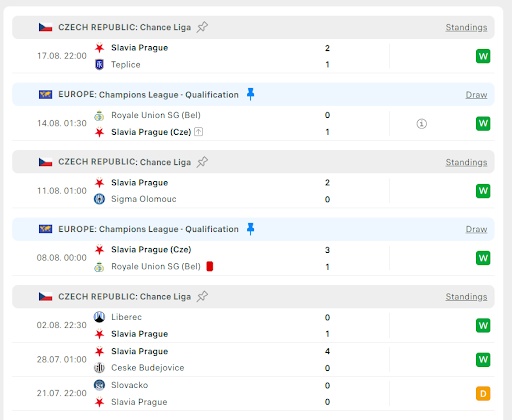 Lille vs Slavia Praha 3